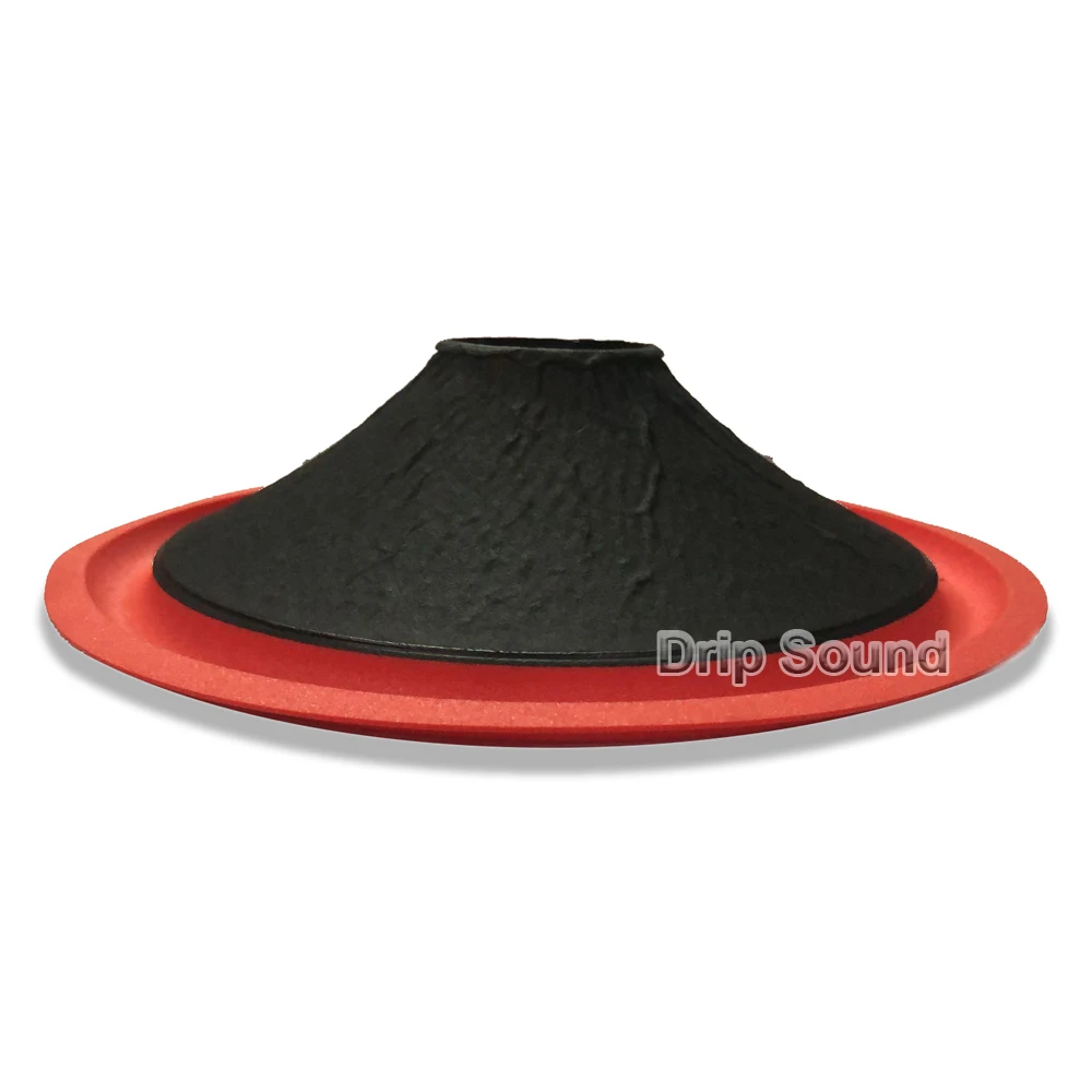 10 "นิ้วขอบโฟม Drup กรวยกระดาษอ่างล้างหน้าไดอะแฟรมแบบสั่นวูฟเฟอร์อะไหล่ซ่อม OD245mm/9.65" ID49.5mm/1.95"