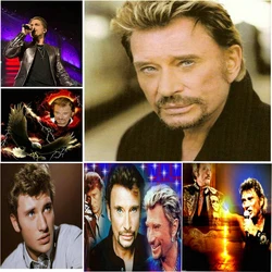 Pittura diamante 5D fai da te punto croce famosa stella Johnny HallyDay diamante ricamo mosaico decorazione della casa regalo artigianale WG796