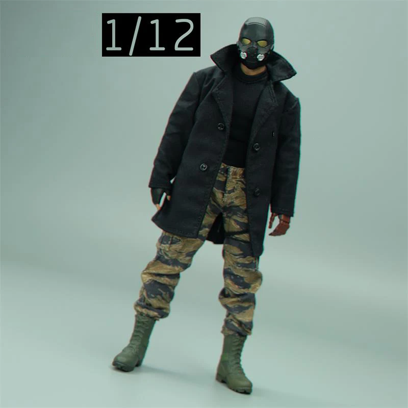 

1/12 Scale Soldier Toys Gear Snake Uncle 6 Inch Action Figure Snake Wearable Jacket Coat For Collection