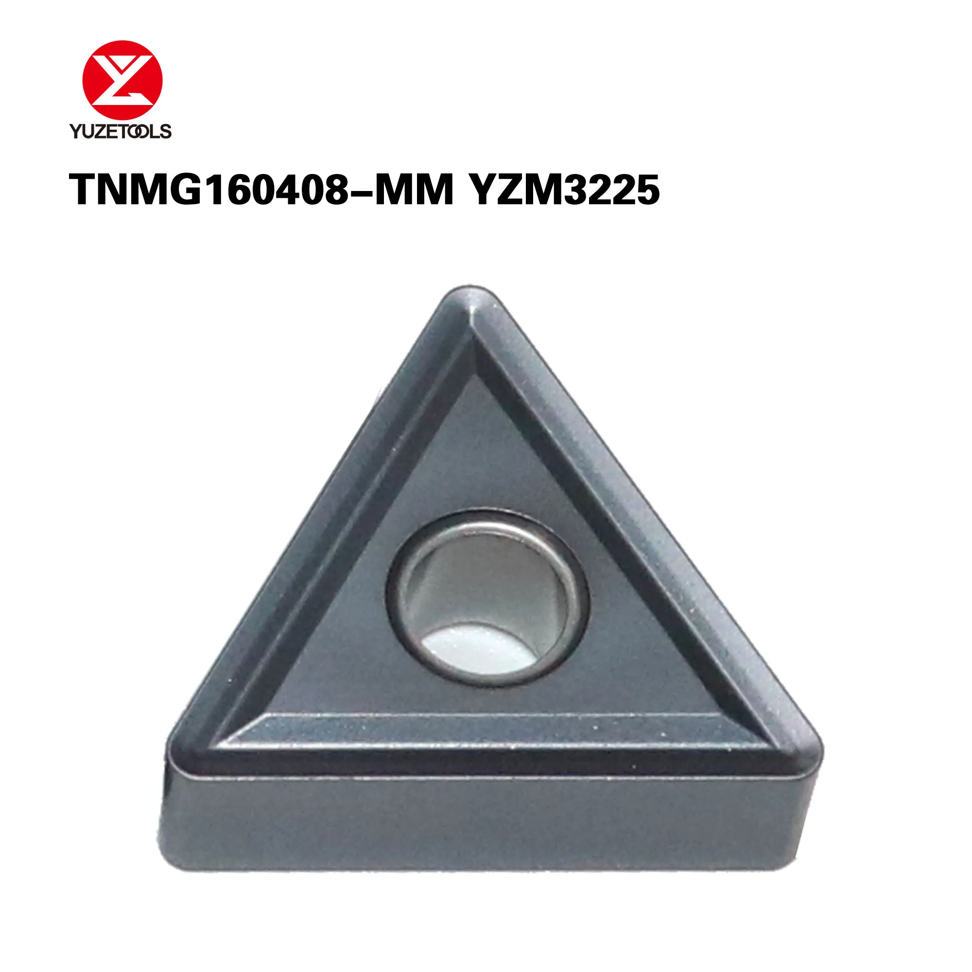 10pcs TNMG160412-MM YZM3225 CNC Turning Lathe tainless Steel Processing Machining Cutter Tungsten Carbide Inserts