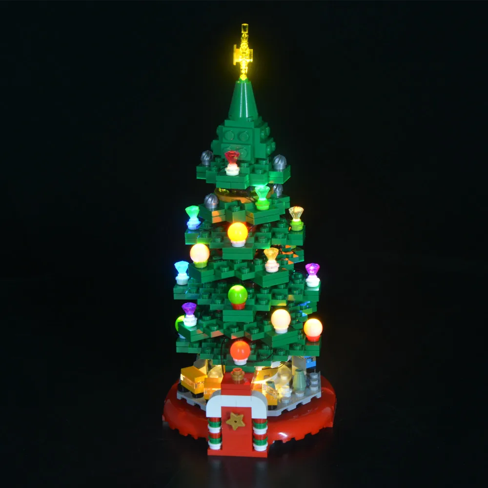 Led Light Kit For 40338 Christmas Tree  DIY Toys Set (Not Included Building Blocks)