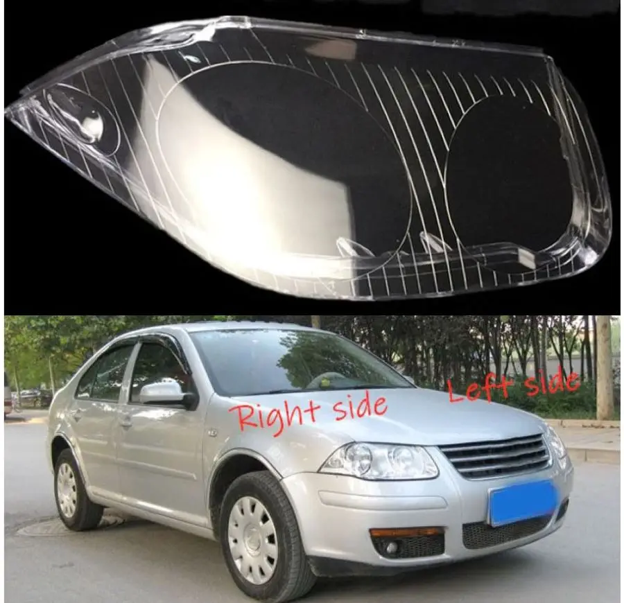 

For Volkswagen VW Bora 2006 2007 2008 Car Headlight cover Headlamp Lens Auto Shell Cover