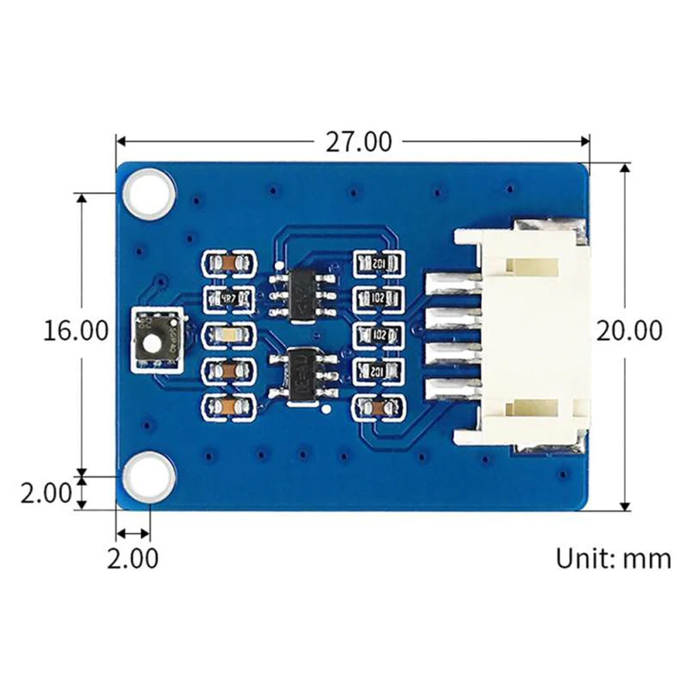 Waveshare Digital SGP40 VOC (Volatile Organic Compounds) Gas Sensor Expansion Board I2C Bus for Air Quality Monitors