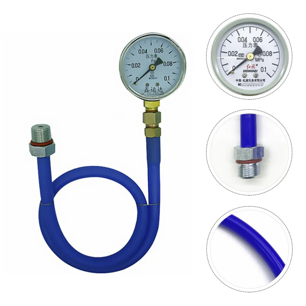 Exhaust Pressure Tester Gauge Emission Automobile Meter Detection Plugging Catalytic Plug Set R1234Yf Gauges R410 R410A