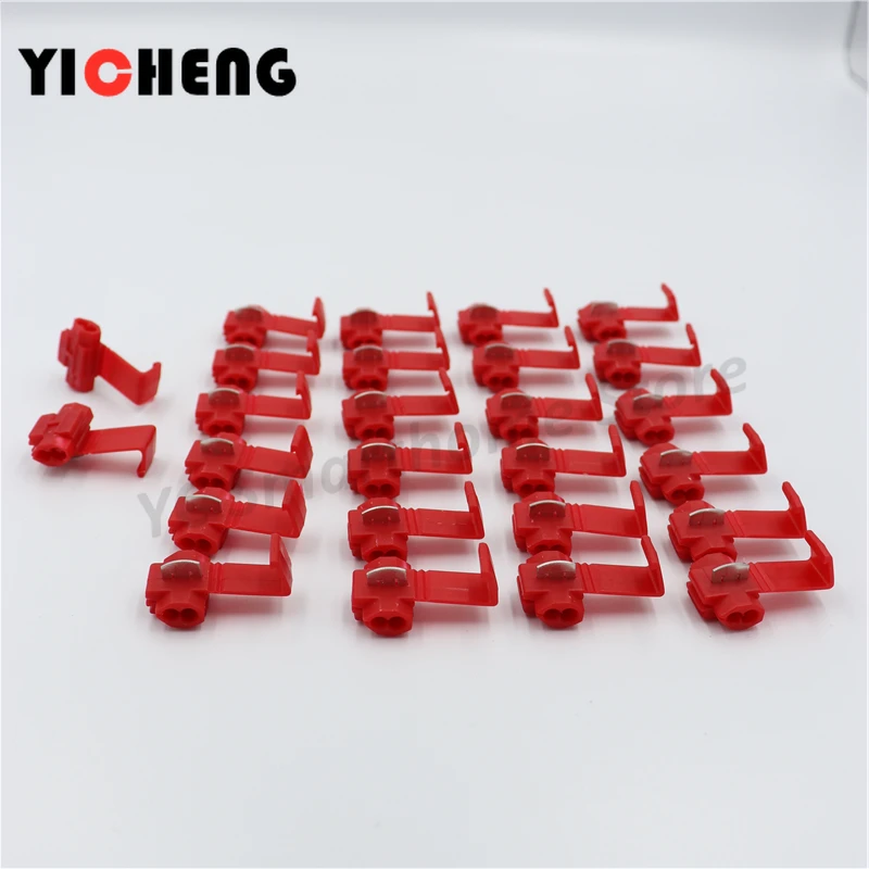 25Pcs Cable Connector Quick Lock Terminal  Red22-18AWG Blue18-14 AWG Yellow12-10AWG speaker binding post  wire connector