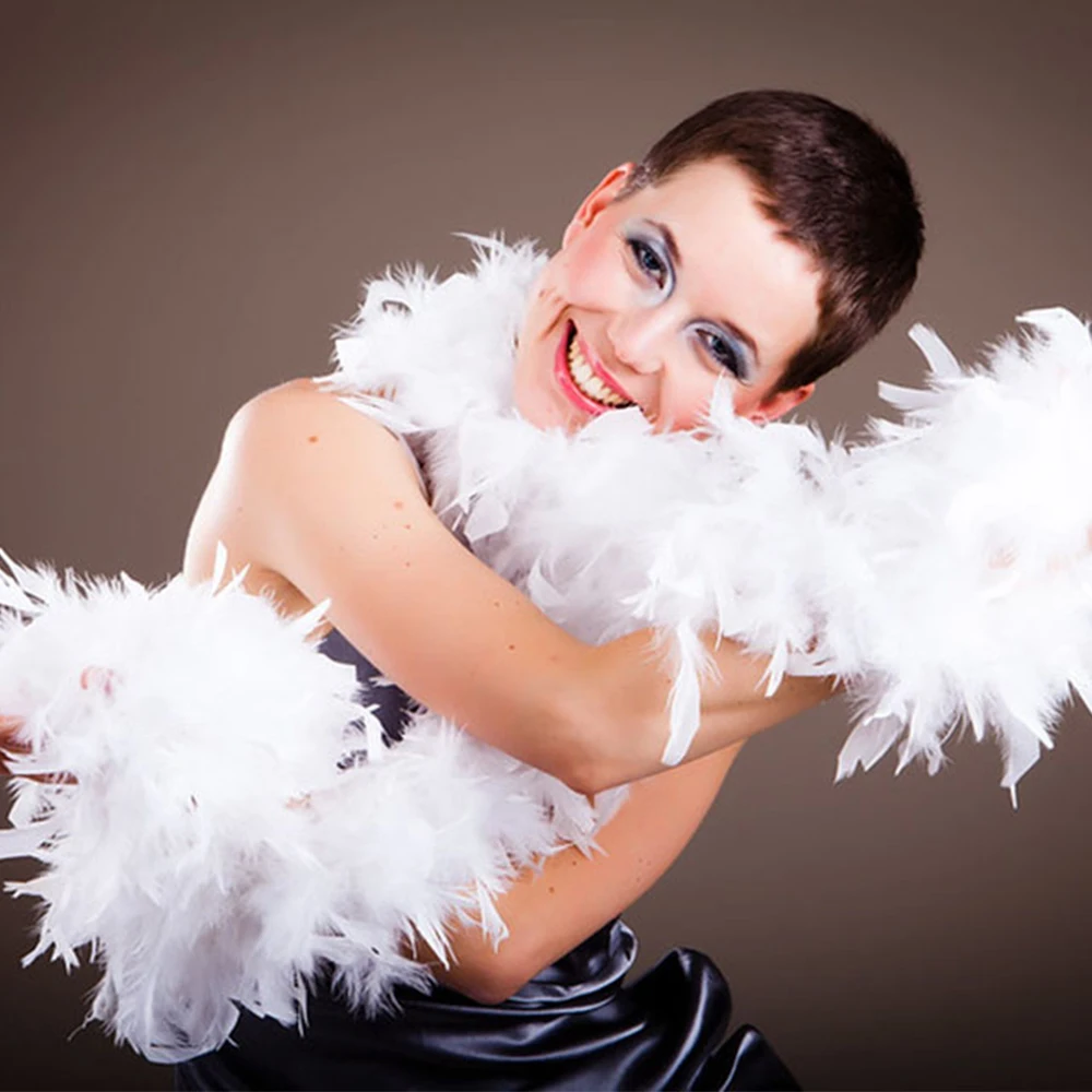 2 Yards Fluffy White Feather B - огляд і ціна Feather Trim Marabou