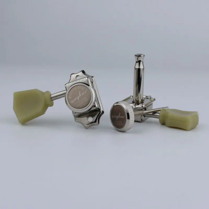 1 Set GUYKER 3R3L Vintage Deluxe Elektrische Gitarre Mechaniken Mechaniken Nickel Tuning Pegs