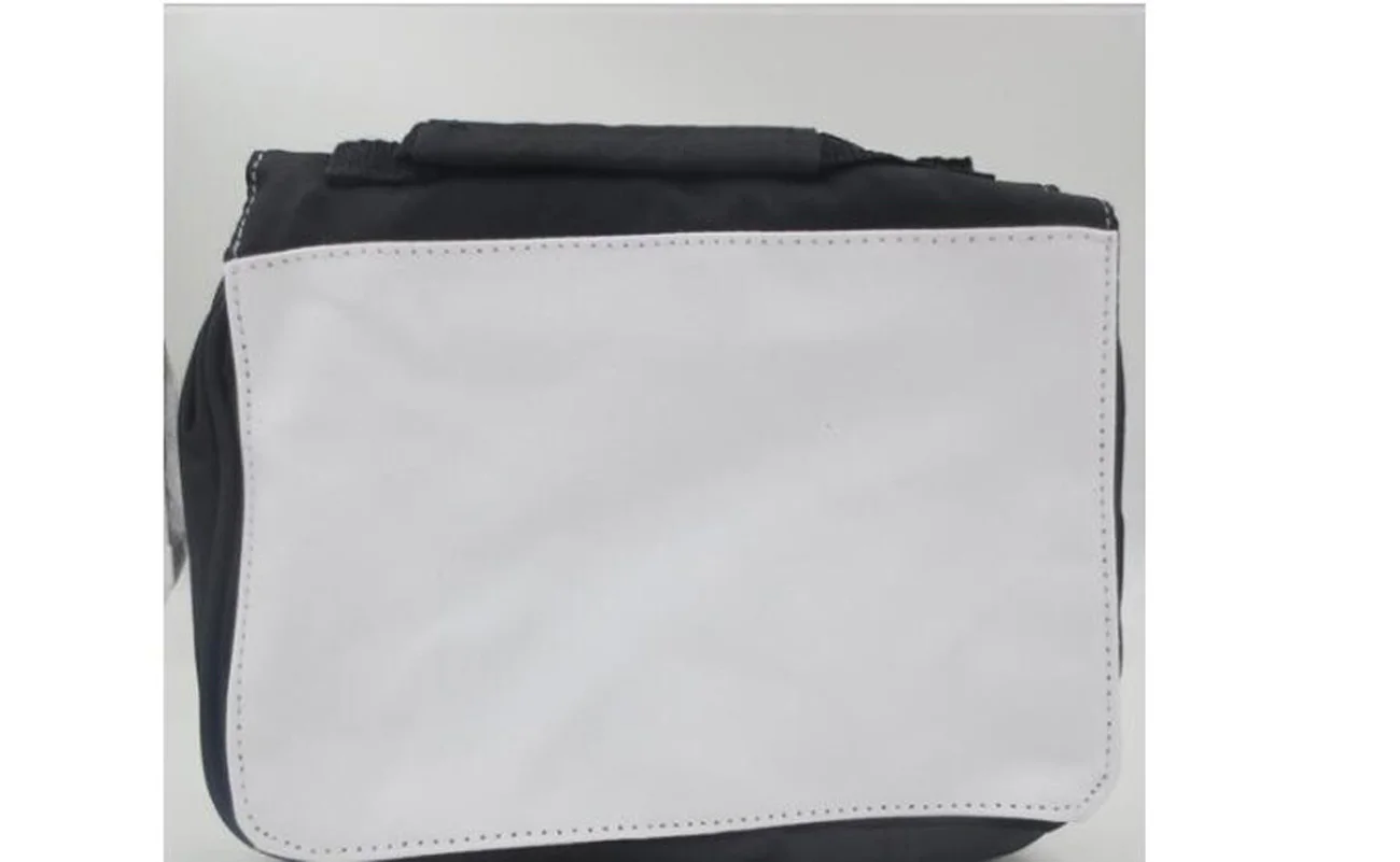 10pcs Messenger Bags Sublimation DIY White Blank Canvas 16inch Large Capacity Flap Cover Cross Body Bag