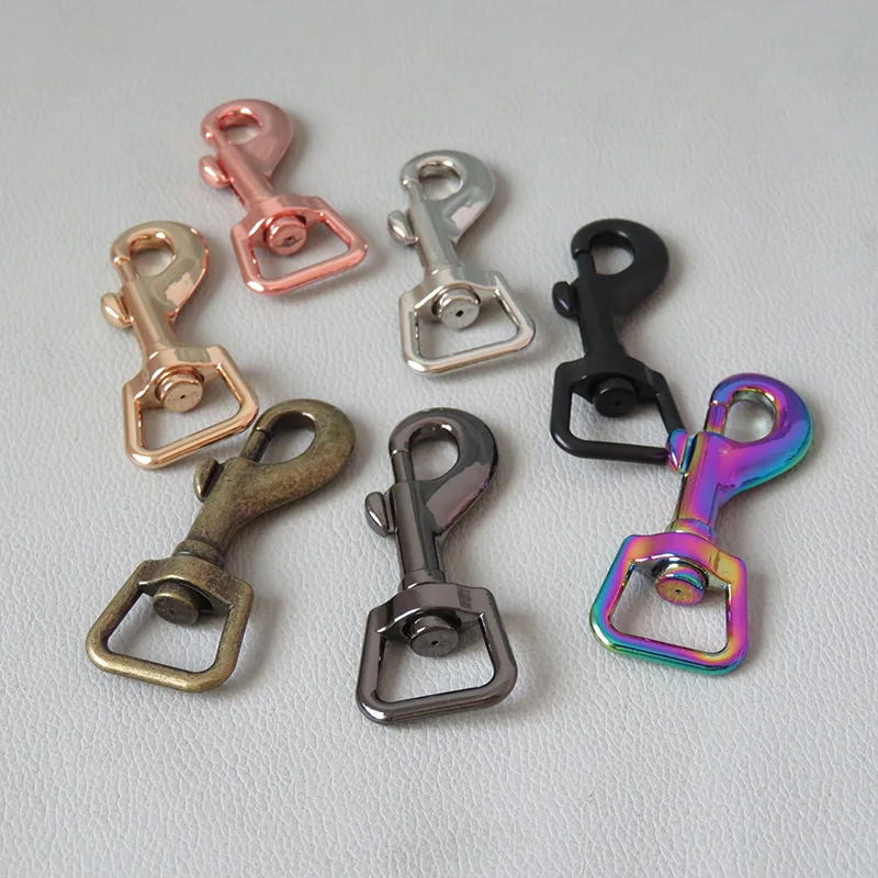 

10Pcs Inside 15mm Metal Buckles Carabiner Clasp For Dog Pet Leads Leash Clip Hooks Snap Ring Hardware High Quality