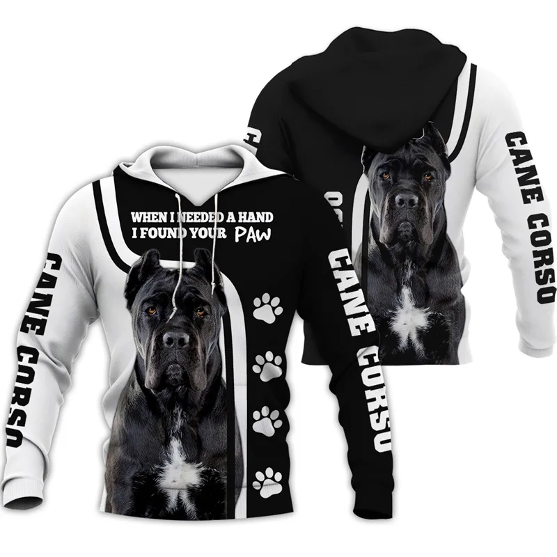 

Dark Plstar 3D Print Cane Corso Dog ​Harajuku Streetwear Pullover Long Sleeve Casual Unisex Hoodies/Sweatshirt/Zip Style-1