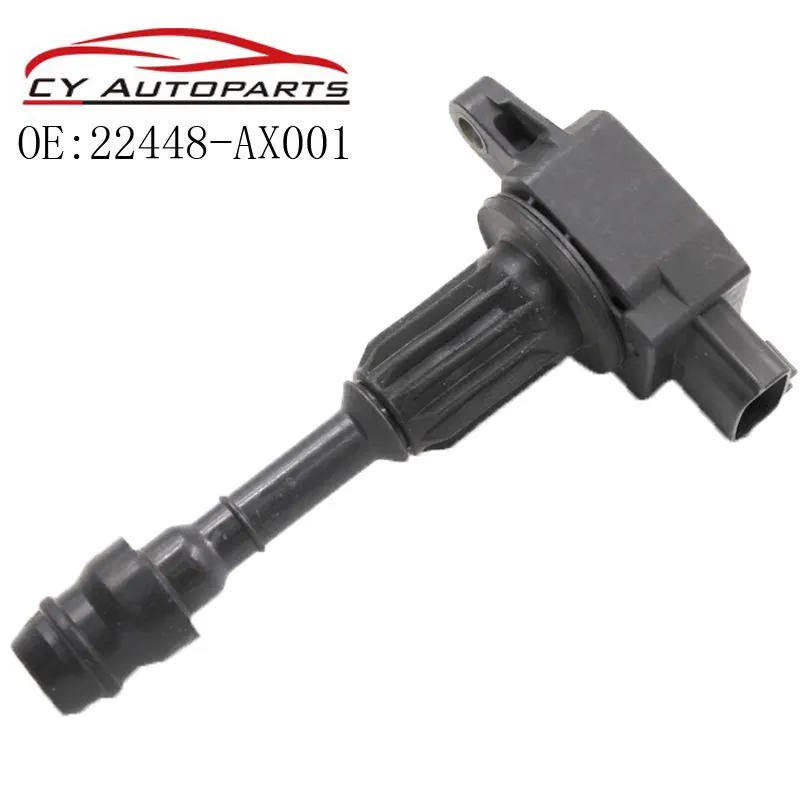 YAOPEI New Arrival 22448-AX001 Ignition Coil For Nissan March 1.2 1.0 Micra K12 Note E11 1.4 Cr14de 22448AX001