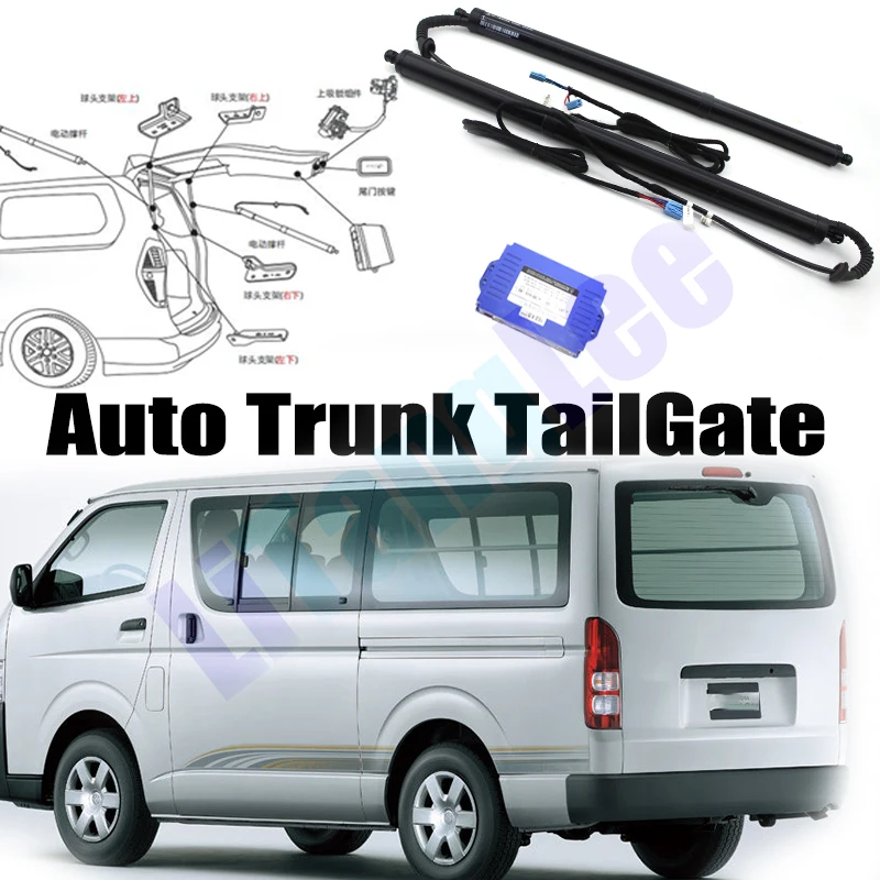 Car Power Trunk Lift Electric Hatch Tailgate Tail Gate Strut Auto Rear Door Actuator For TOYOTA Hiace H3005