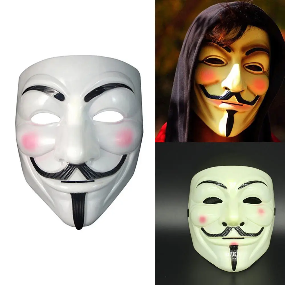 Party Cosplay masque Mask Anonymous Fancy Dress Adult Costume Accessory For Fancy Dress halloween Party