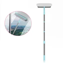 3 Section Telescopic Pole Double-Sided Wiper Window Squeegee Cleaner Windshield Cleaning Tool Clean Accessories