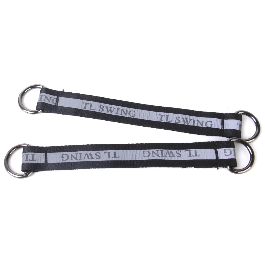 2pcs 300KG Bearing Load Hanging Belt Straps Hook for Garden Swing Set 24-64cm