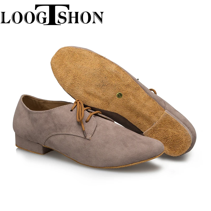 LOOGTSHON shoes for men with free shipping Flats Modern dance shoes Tango Party Wedding Square dance shoes