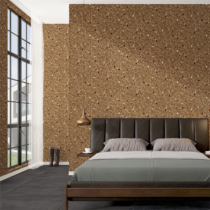 Nordic style ins industrial wind wallpaper bedroom living room modern minimalist fashion gravel sandstone terrazzo 3D wallpaper