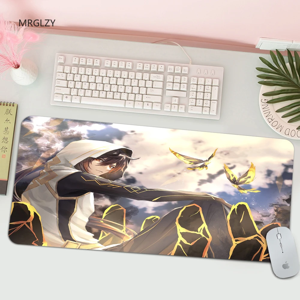 MRGLZY Genshin Impact Natural Rubber Office Mouse Pad Best-selling Mouse Pad Gaming Mouse Pad Gaming Desk Mousepad Anime