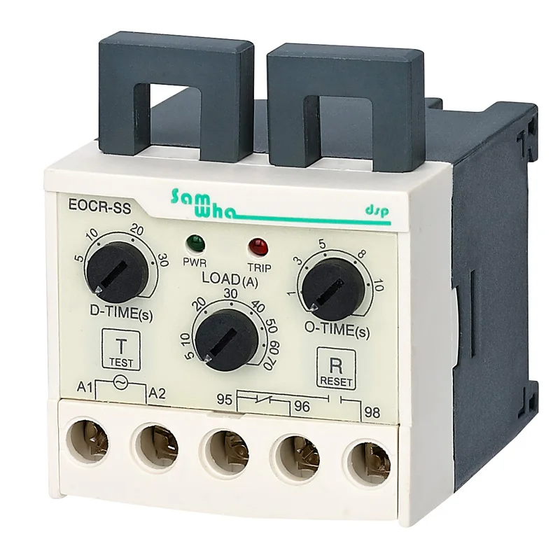 Samwha-Dsp EOCR-SS-220 Electronic Overload Relay Motor Protector Thermal Overload Relay (Easy Type)(Un:90-260VAC)