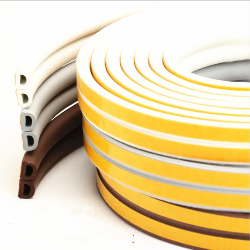 10M Type DIEP Self Adhesive Door Sealing Strips Self Adhesive Window Soundproofing  Waterproof Dustproof Sound Insulation Tools