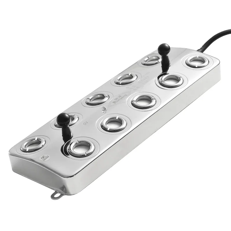 Ultrasonic Mist Maker com 10 Cabeças, Peças Umidificador Industrial, Difusor De Água, Paisagem Do Jardim, Grande Nevoeiro Pulverizador, DC45V, 7 kg/h