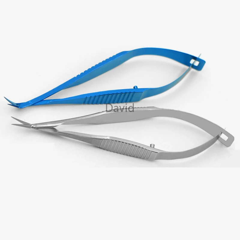 Microscopic Instruments 12.5 cm Micro Scissors Inner Barrier Cut Quality Titanium Alloy Scissors Hand Membranous Envelo