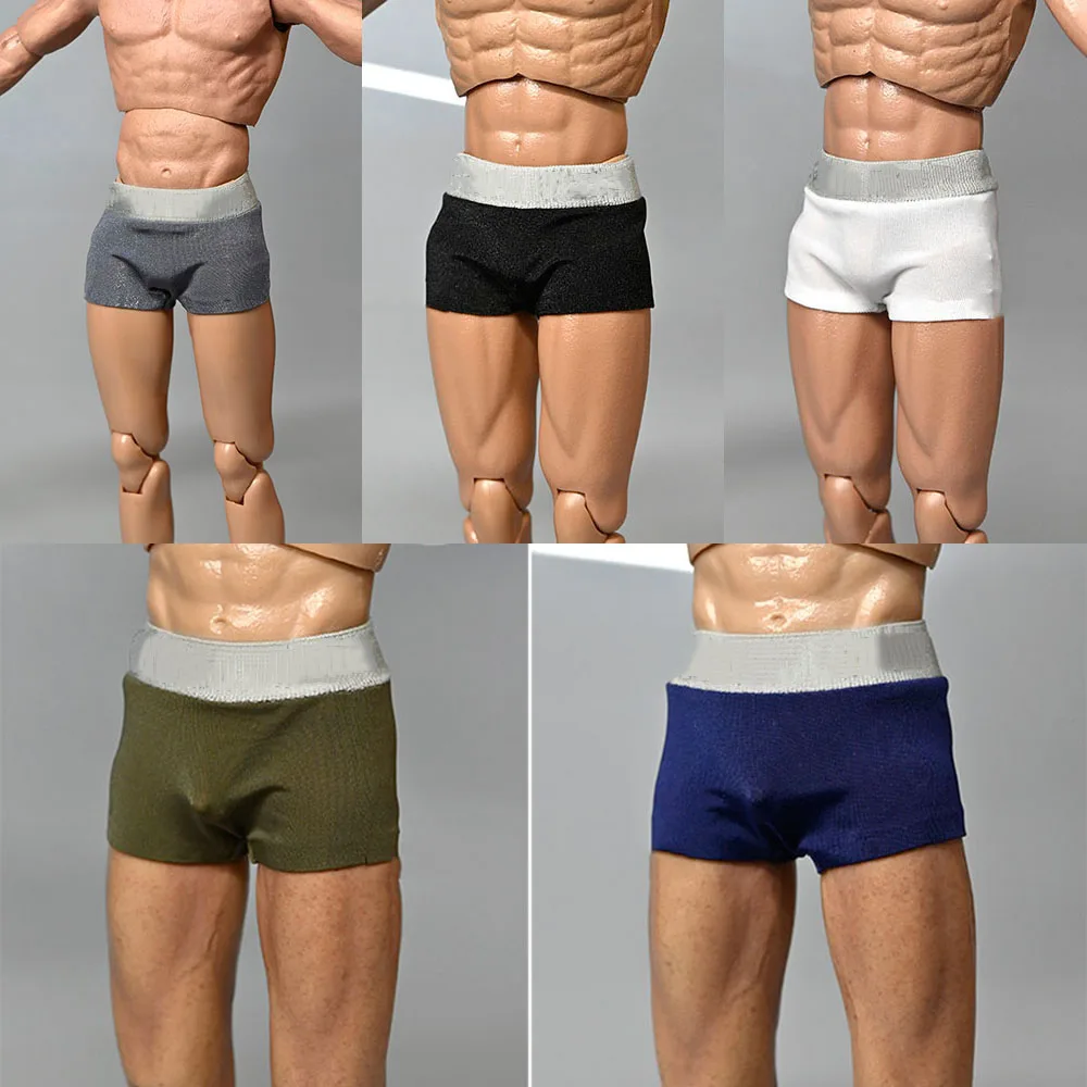 1:6 Male Soldier Underwear Protective Underpants Shorts for 12 Inch Movable Fashion Doll Model Accessories for Body Doll