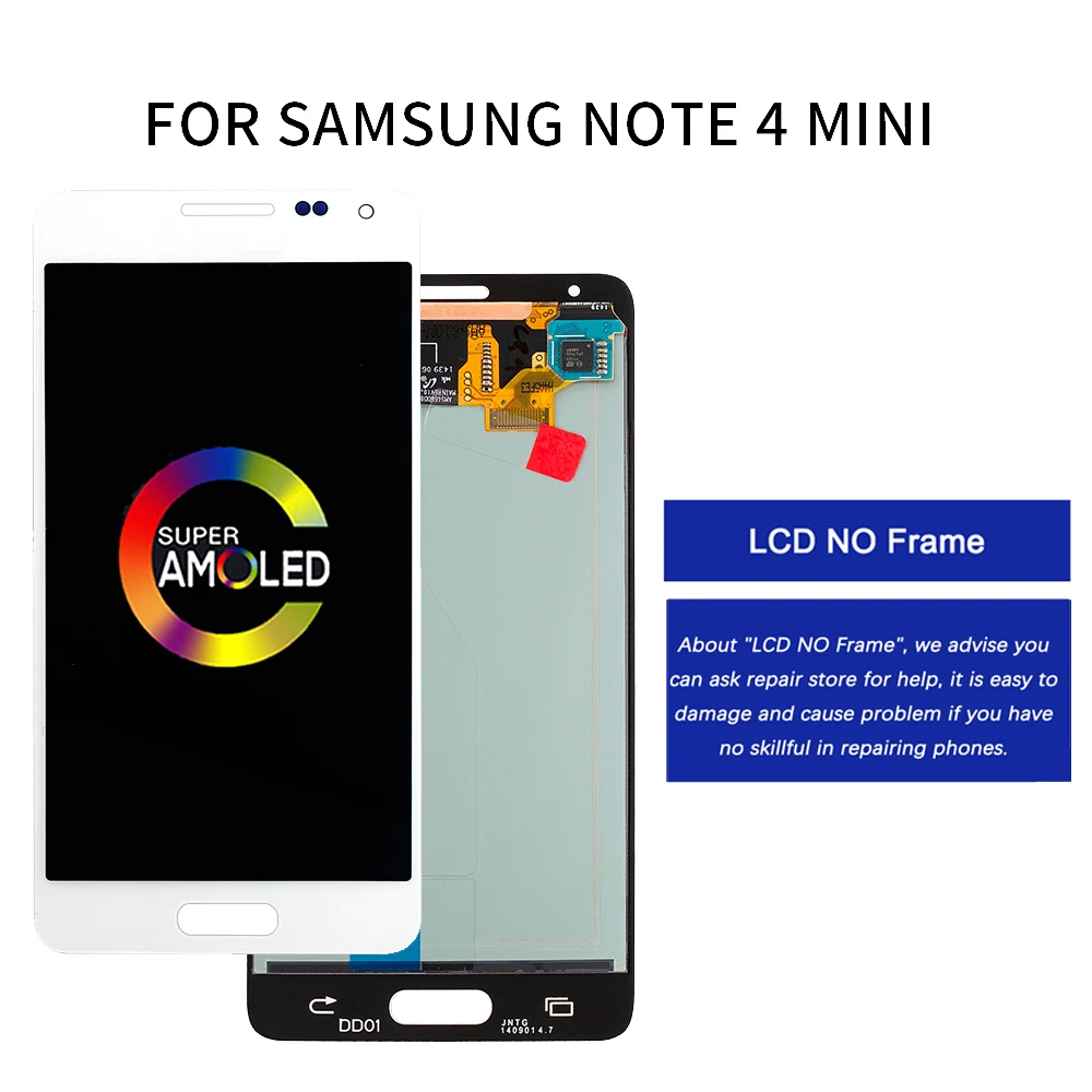 New for Samsung  Alpha G850F lcd Display Touch Screen Digitizer for  Alpha (S801) G850 LCD Note 4 mini Display