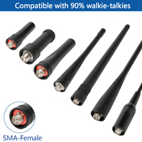 Universal SMA-Female High Gain Dual Band Mini Antenna For Baofeng UV-5R UV-16Pro UV-82 BF-888S Quansheng UV-K5 Walkie Talkie