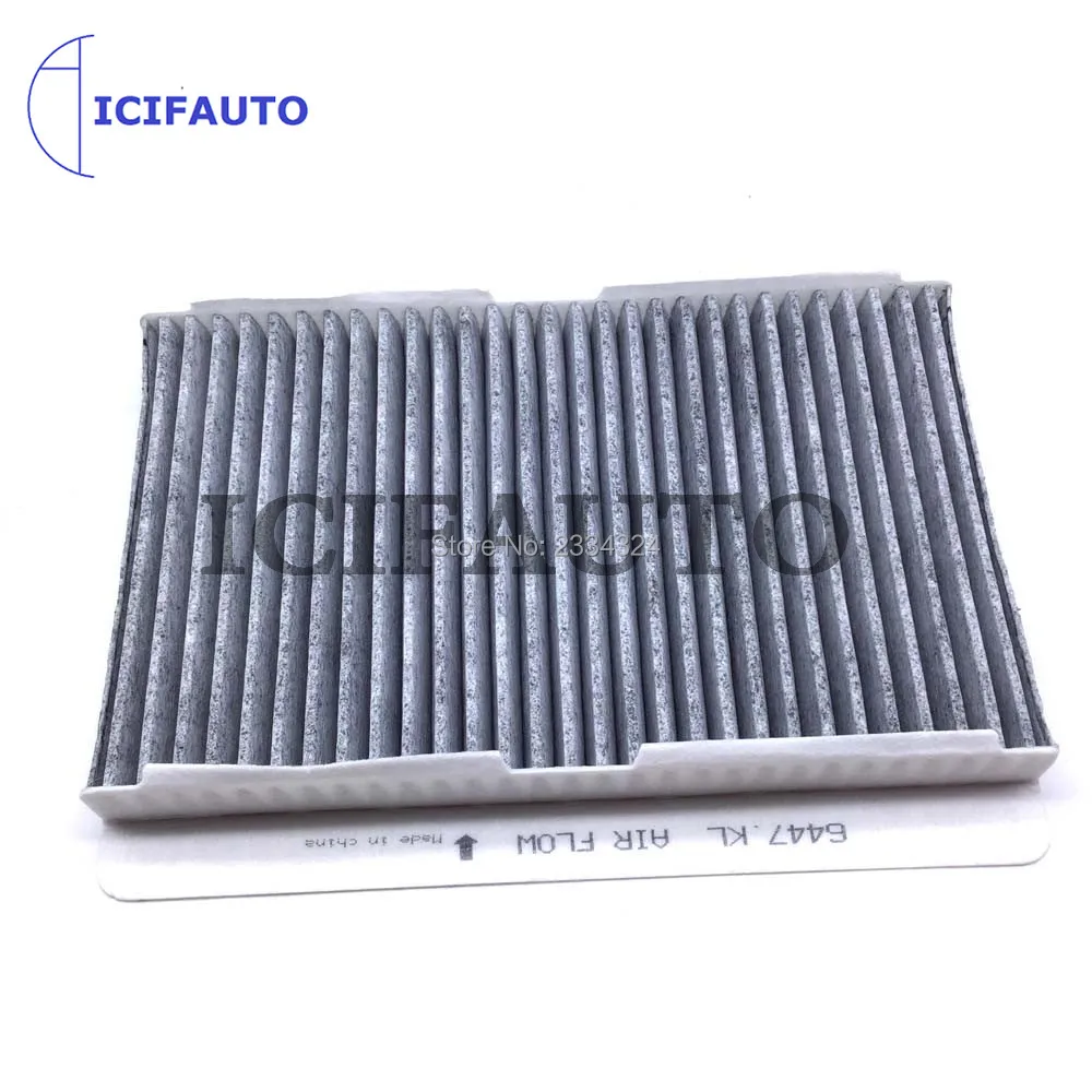 For 2001- Citroen C2 C3 C4 DS4 Peugeot 1007 307 308 RCZ Activated Carbon Cabin air filter 647932 6447NV 6447KL 9636086280 647941