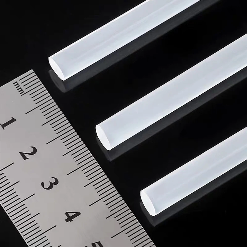 Imagem -05 - Transparente Hot Melt Cola Adesiva em Bastão Alta Viscosidade Fortalecer Stickiness Silicone 11 mm mm 10 Pcs