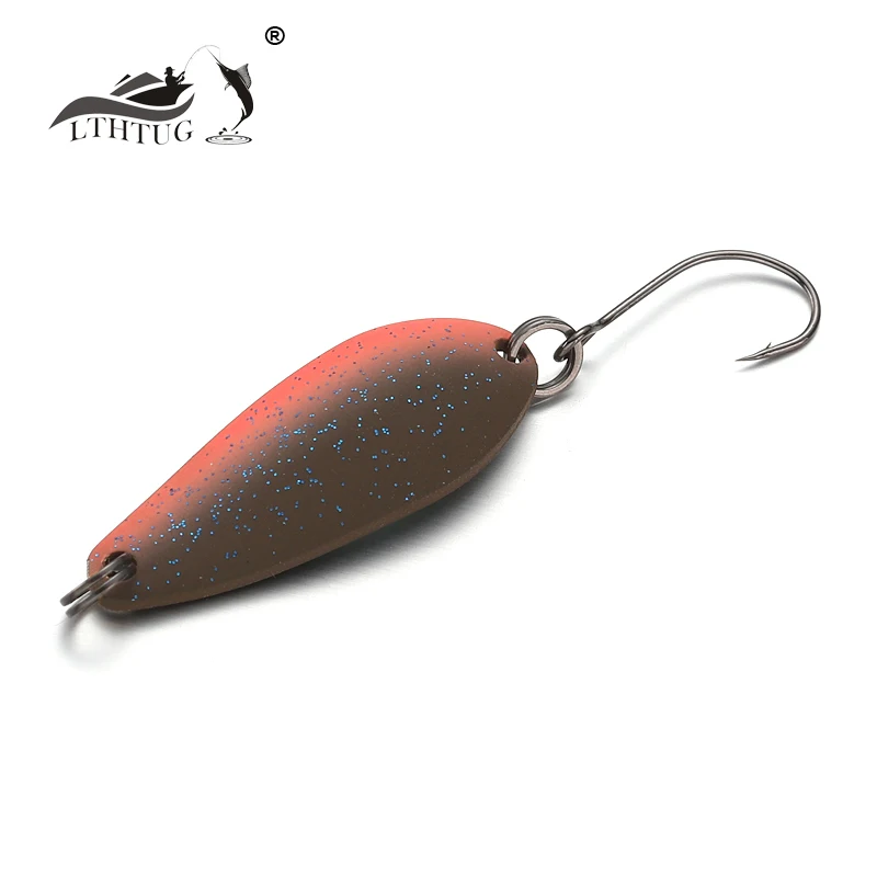 LTHTUG-señuelo de Metal para Pesca, cuchara PAL de 2,5g, 30mm, colorido, para Pesca de trucha, percha, salmón