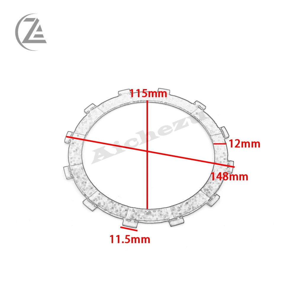 ACZ Dry Friction Clutch Plates Fit for Ducati 748 916 996 ST3-4 M900 S4 S4R DS1000 M1000 999 796 803 1098 1198 848 796 1100