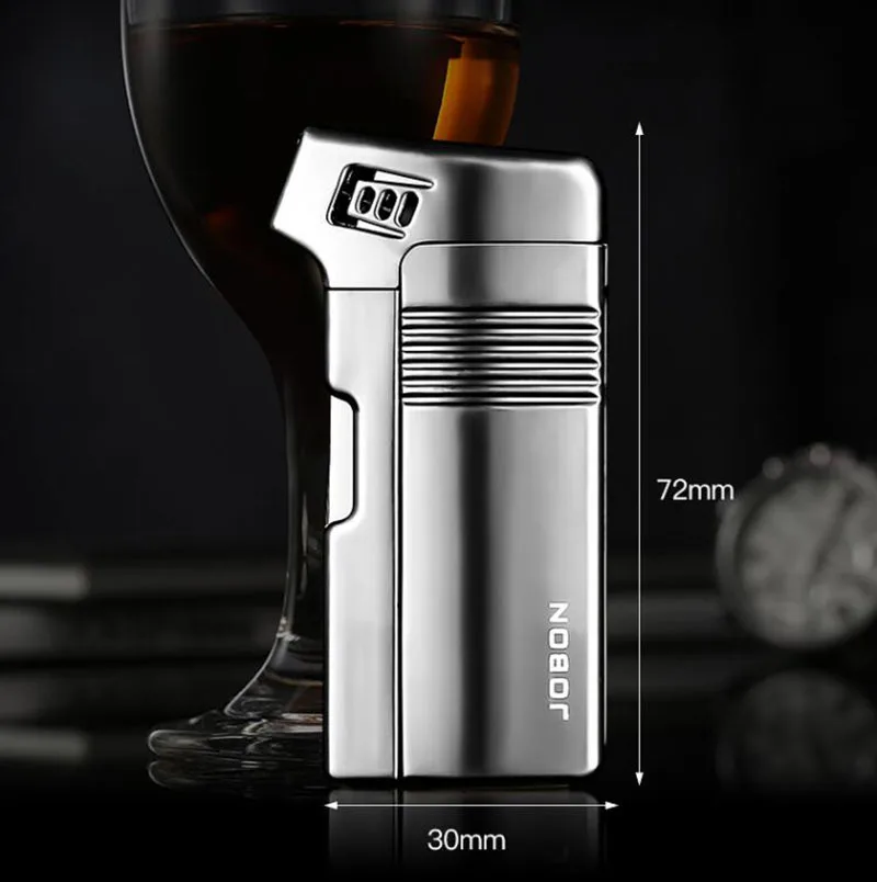 Genuie JOBON Oblique fire pipe lighter multifunction with tamper/knife/needles