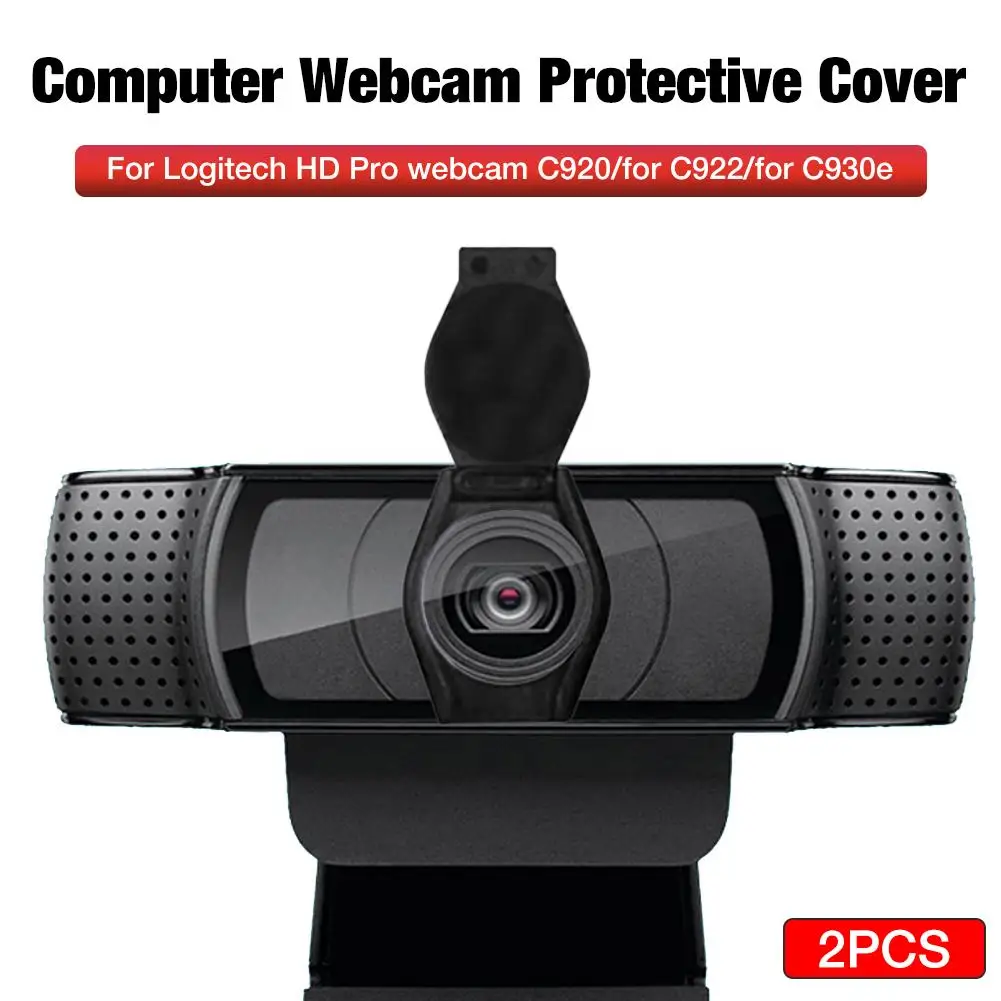 2pcs Privacy Shutter Hood Protective Cover For Logitech HD Pro Webcam C920 C922 C930e Protects Lens Cover Accessories