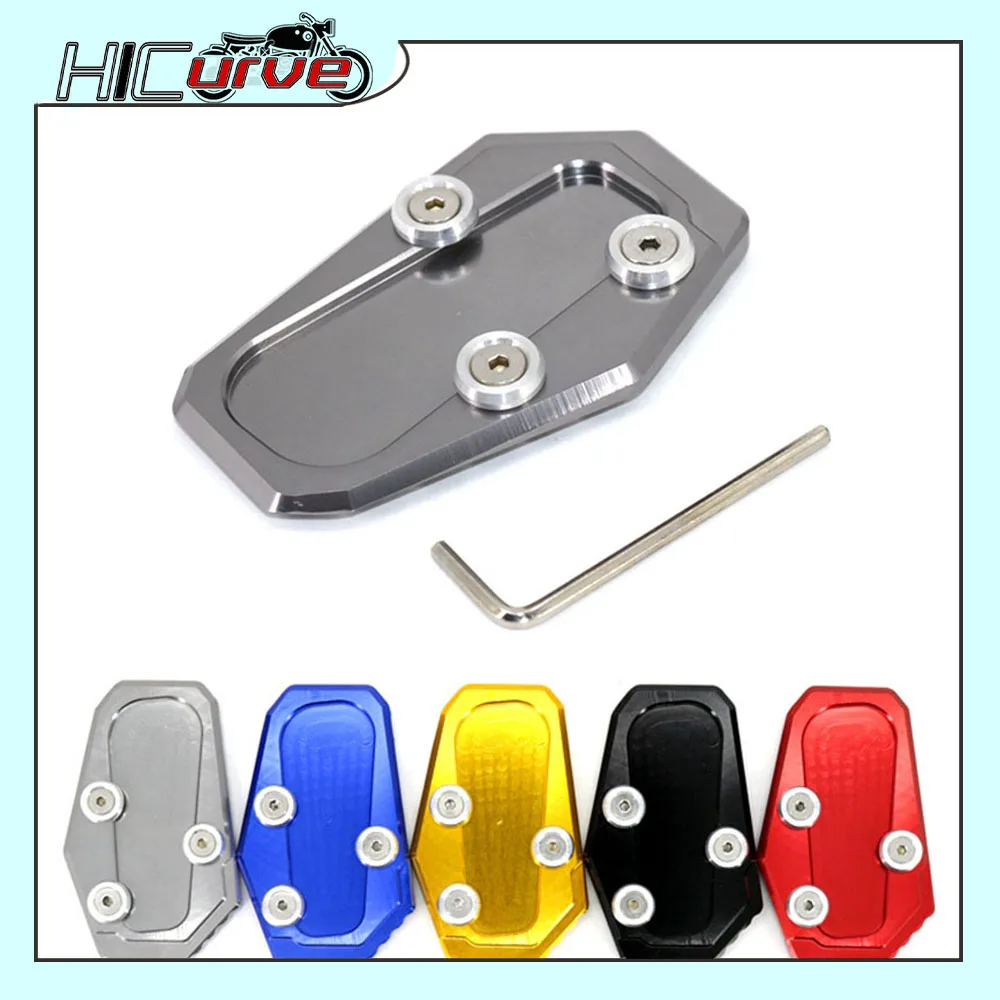 

Motorcycle CNC Kickstand Foot Side Stand Extension Pad Support Plate Enlarge Stand Fit For R1200RT R1200 RT R 1200RT 2014-2018