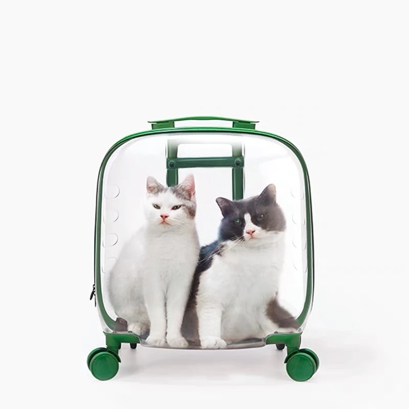 Cat bag go out portable trolley suitcase Breathable Travel Outdoor For Dogs Cats handbag Packaging Carrying Pet Supplies