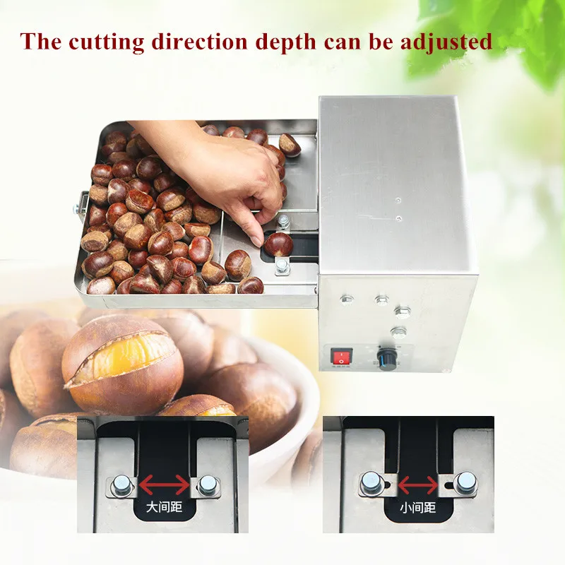 Đồng Hồ Nam Dây Thép Không Gỉ Hạt Dẻ Cắt Dụng Cụ Mở Hạt Dẻ Hạt Cắt