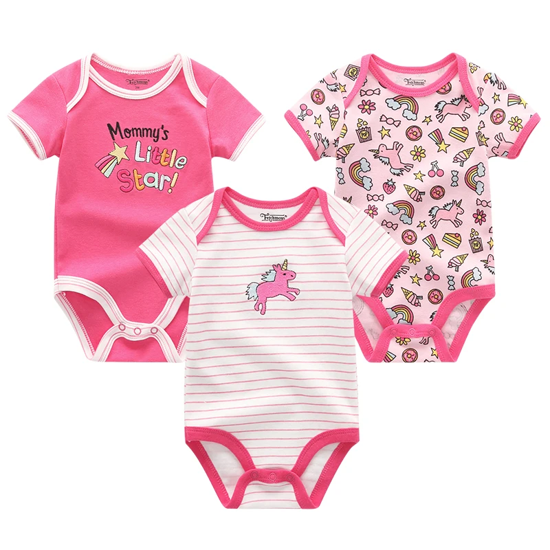 Newborn Clothes Set For Girls 100%Cotton Soft Baby Boys Romper Cartoon Casual Infant Jumpsuit Costume ropa bebe Clothing