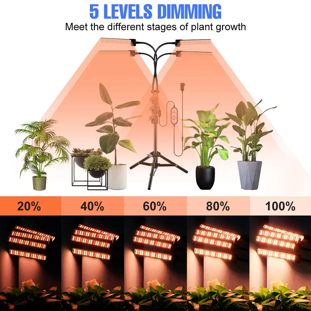 12V Phyto Lamp Led Grow Light Plant Growth Light Full Spectrum Hydroponics Bulb Grow Tent Greenhouse Lamp 100W 200W 300W 400W