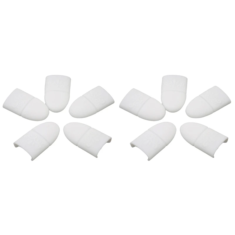 10Pcs/set Silicone Nail Art Soak Off Cap Clips Varnish UV Gel Polish Remover Wrap Tool Nail Wipes Manicure Tools