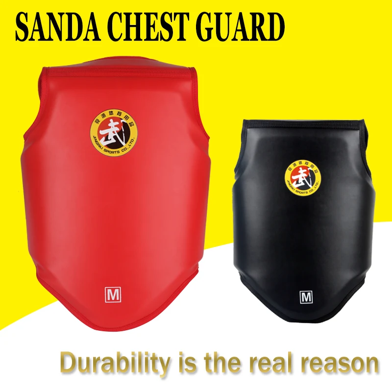 GINGPAI New Arrivals Thickened MMA Chest Protector Sanda Wrestling Body Support Protective Gear Boxing Sparring Fighting