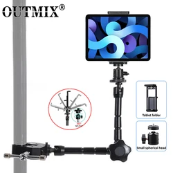 Tablet Stand Adjustable Friction Articulating Magic Arm Clamp With 1/4
