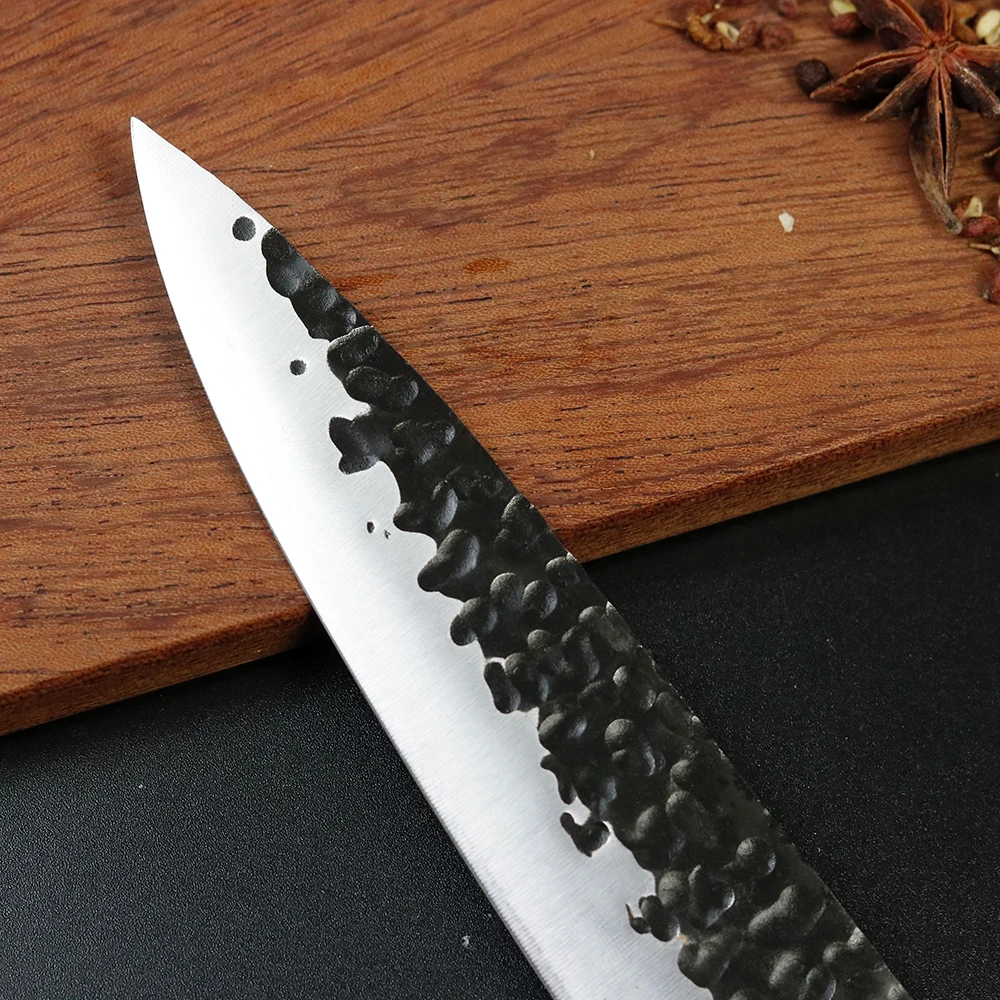 Grande lotto di coltello da cucina professionale forgiato a mano fai-da-te VG10 coltello da cuoco in acciaio con nucleo in acciaio coltello da 6