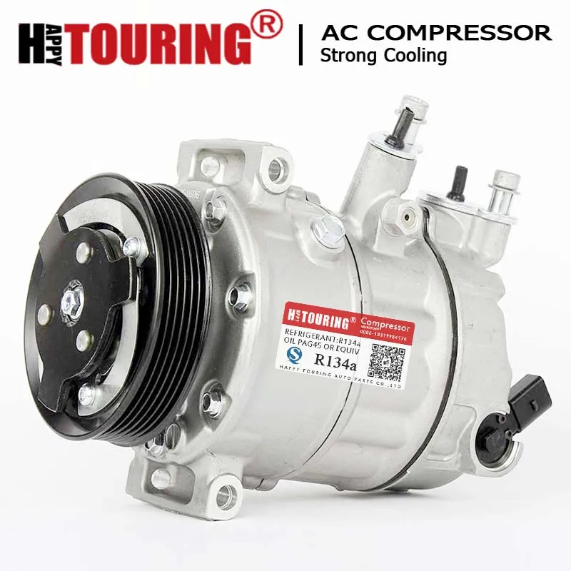 

AC Compressor for Audi A3 VW Jetta CC GTI Passat 1.8L 2.0L 1K0820803 5C0820803G 1K0820803G, 1K0820859F 1K0820803S 1K0820808B