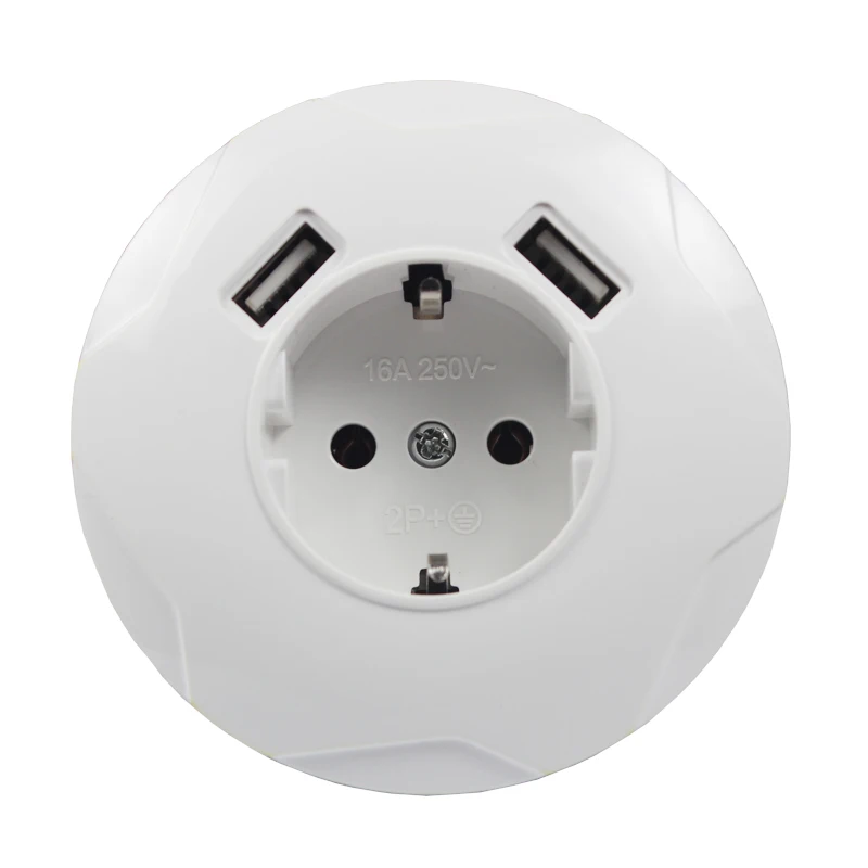 Eu Plug Socket Dual…