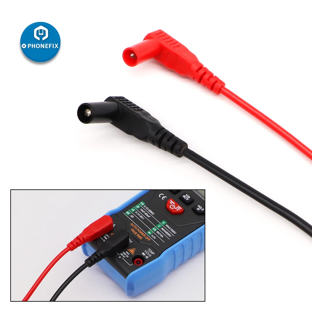 Multimeter Tweezers Pen SMD Chip component LCR Capacitor Meter Wire Pen Cable Needle Tip Probe Leads Phone PCB Repair Test Clip