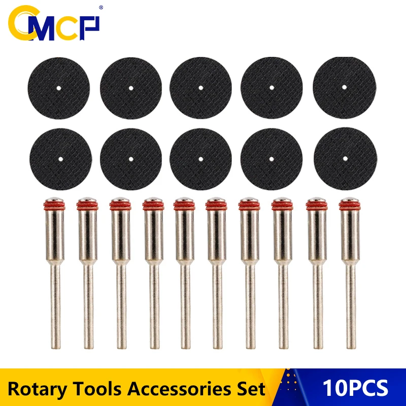 

CMCP 20 шт. полимерный режущий диск Dremel с оправкой отрезной шлифовальный круг мини-пила для роторных инструментов абразивный шлифовальный диск