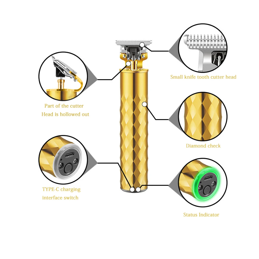 المهنية النحت القاطع المقص الشعر جزازة المتقلب ماكينة حلاقة كهربائية آلة حلاقة تصفيفة الشعر قطع قابلة للشحن للرجال