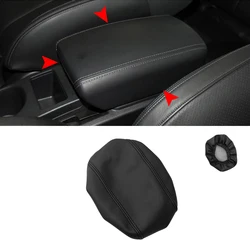 Center Armrest Leather Cover For Nissan Qashqai 2008 - 2011 2012 2013 2014 2015 2016 2017 Center Control Armrest Box Cover Trim